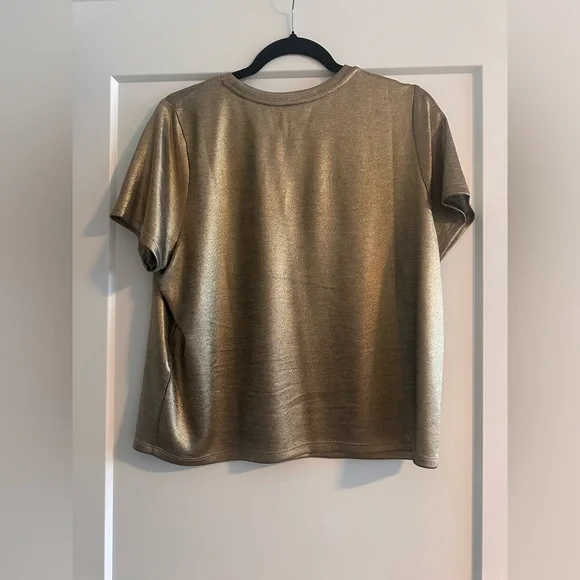 Porridge | Shine Glam Tee | Gold | Size XL - Picture 3 of 4